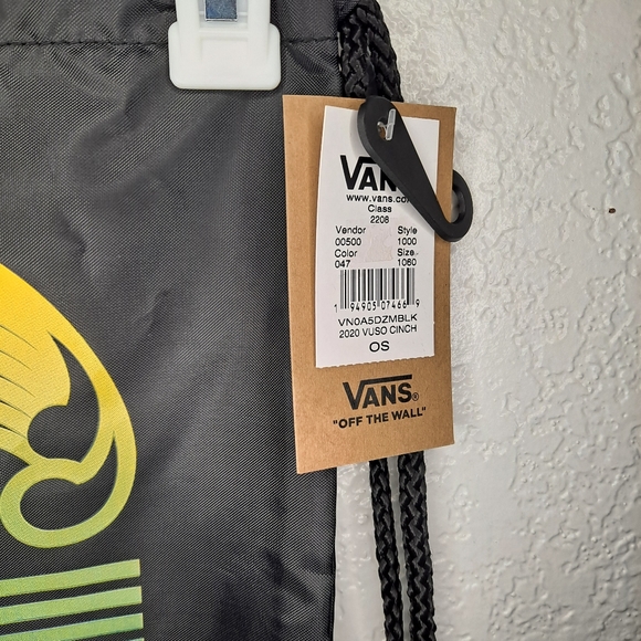 NEW Vans US Open Of Surfing Huntington Beach 2020 Cinch Bag VN0A5DZMBLK - Picture 3 of 5